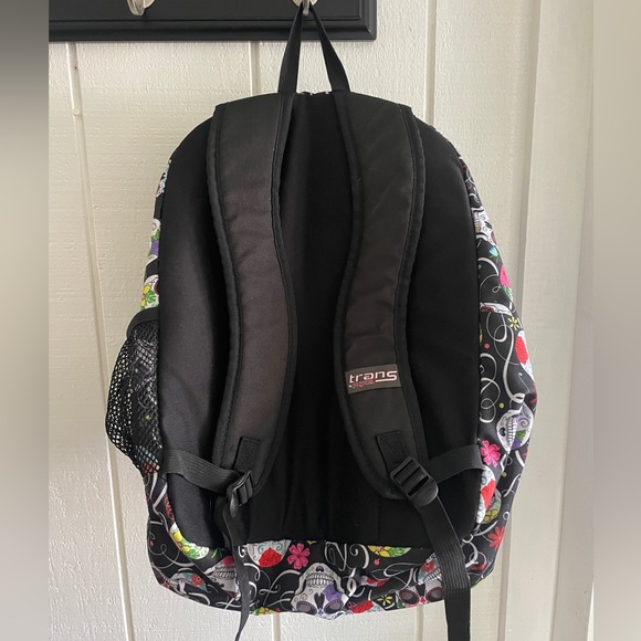 TRANS BY JANSPORT Supermax Backpack Sugar Skull - Picture 3 of 8